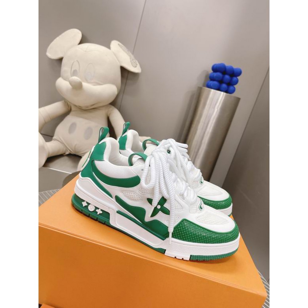 lv sneaker 38-46 white green 2023 Shoes