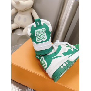 lv sneaker 38-46 white green 2023 Shoes