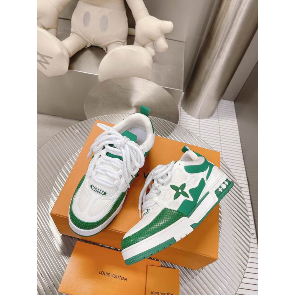 lv sneaker 38-46 white green 2023 Shoes
