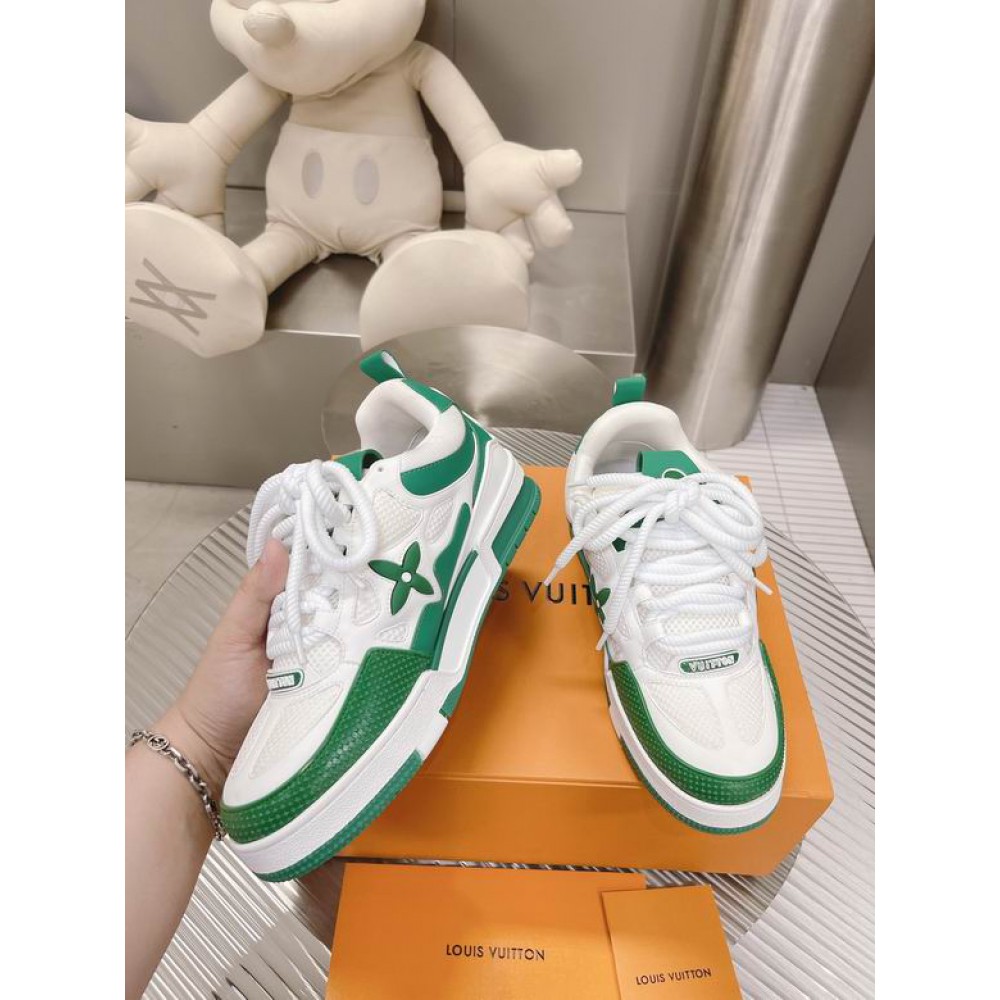 lv sneaker 38-46 white green 2023 Shoes