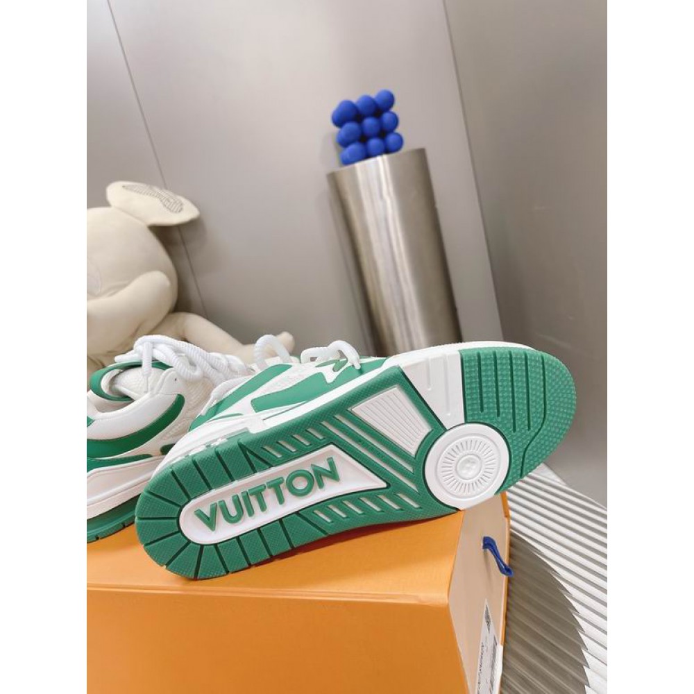 lv sneaker 38-46 white green 2023 Shoes