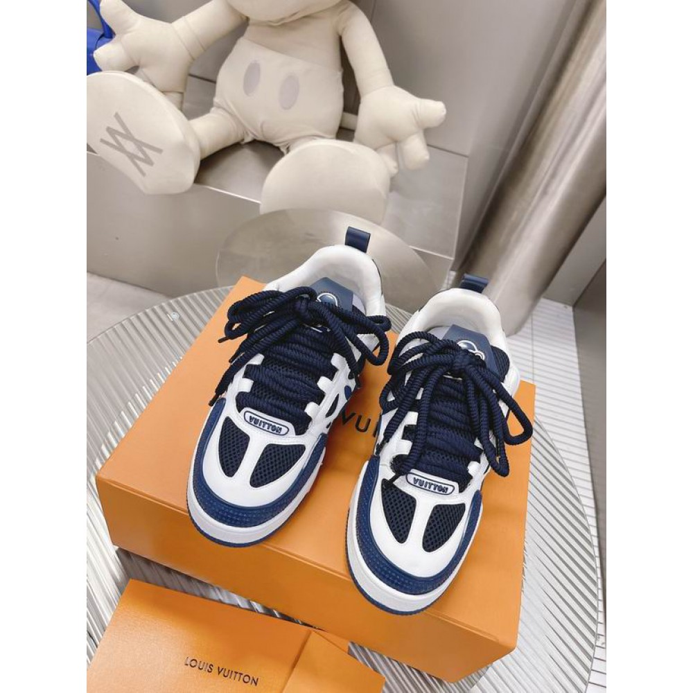 lv sneaker 38-46 white blue 2023 Shoes