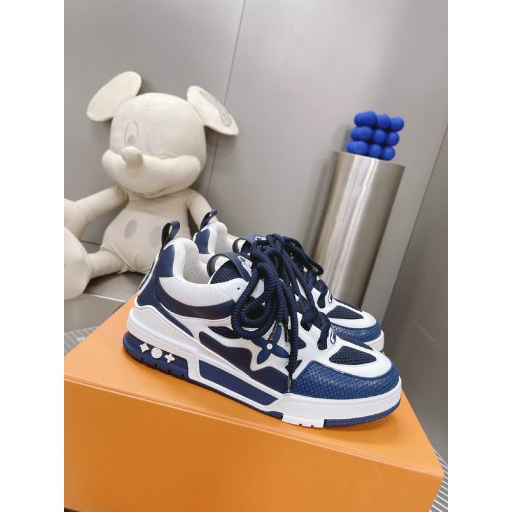 lv sneaker 38-46 white blue 2023 Shoes