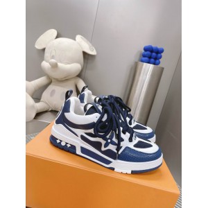 lv sneaker 38-46 white blue 2023 Shoes