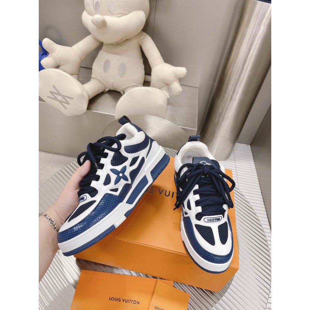 lv sneaker 38-46 white blue 2023 Shoes