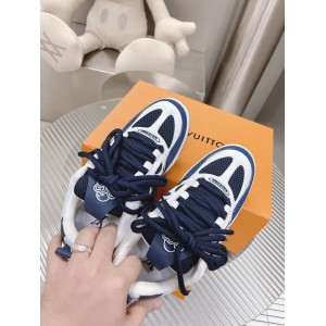 lv sneaker 38-46 white blue 2023 Shoes