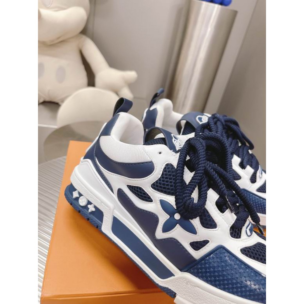 lv sneaker 38-46 white blue 2023 Shoes