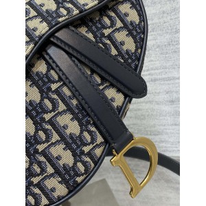 DIOR SADDLE Oblique Jacquard 21 x 18 x 5 cm Bags