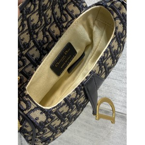 DIOR SADDLE Oblique Jacquard 21 x 18 x 5 cm Bags