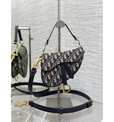 DIOR SADDLE Oblique Jacquard 21 x 18 x 5 cm