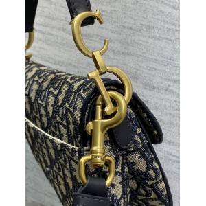 DIOR SADDLE Oblique Jacquard 21 x 18 x 5 cm Bags