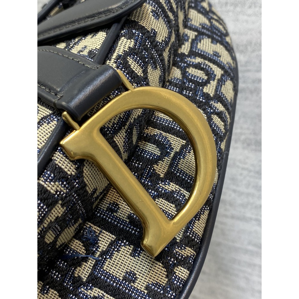 DIOR SADDLE Oblique Jacquard 21 x 18 x 5 cm Bags