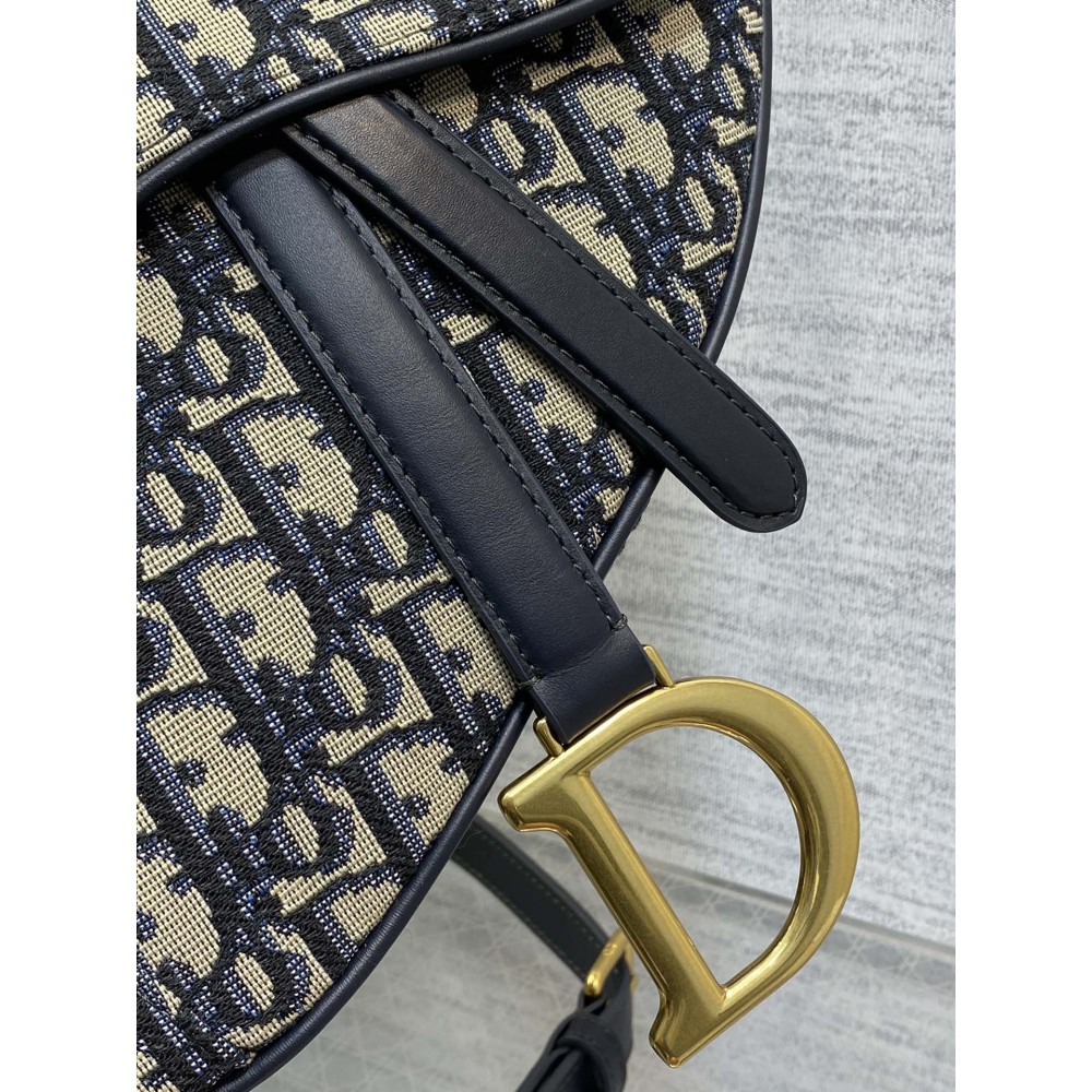 DIOR SADDLE Oblique Jacquard 26cm 2023 Bags