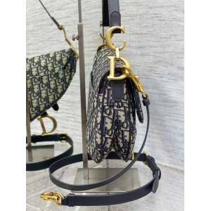 DIOR SADDLE Oblique Jacquard 26cm 2023 Bags