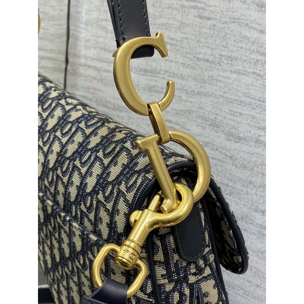 DIOR SADDLE Oblique Jacquard 26cm 2023 Bags