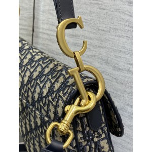 DIOR SADDLE Oblique Jacquard 26cm 2023 Bags