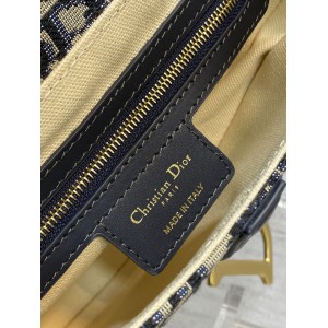 DIOR SADDLE Oblique Jacquard 26cm 2023 Bags