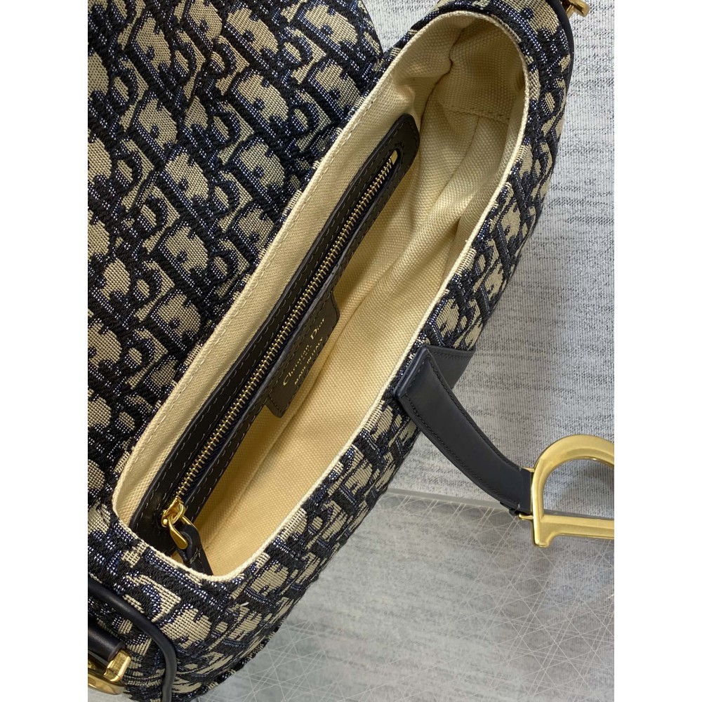 DIOR SADDLE Oblique Jacquard 26cm 2023 Bags