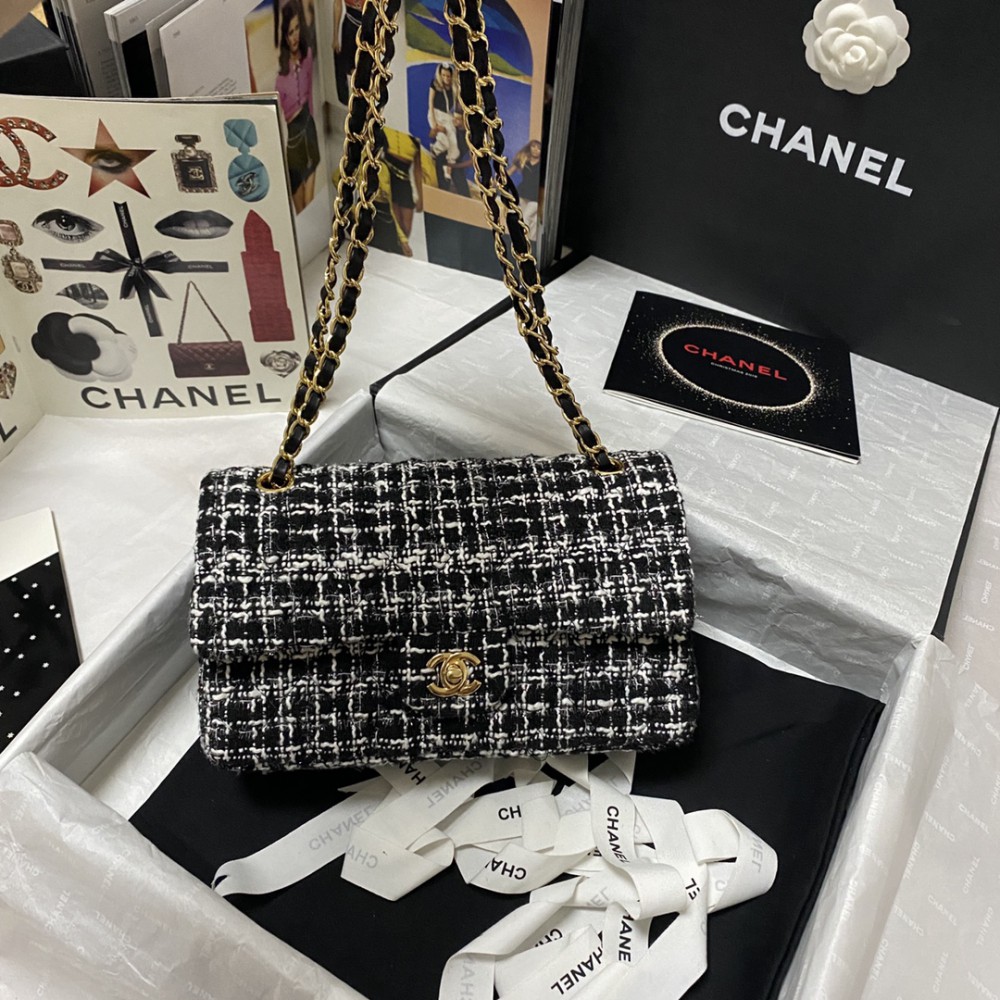CHANEL CLASSIC FLAP 24CM FABRIC Bags