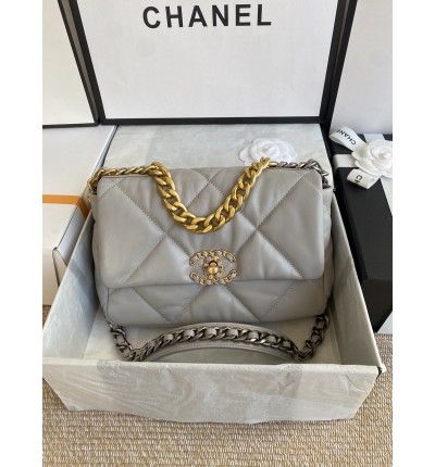 CHANEL19 26CM grey colour