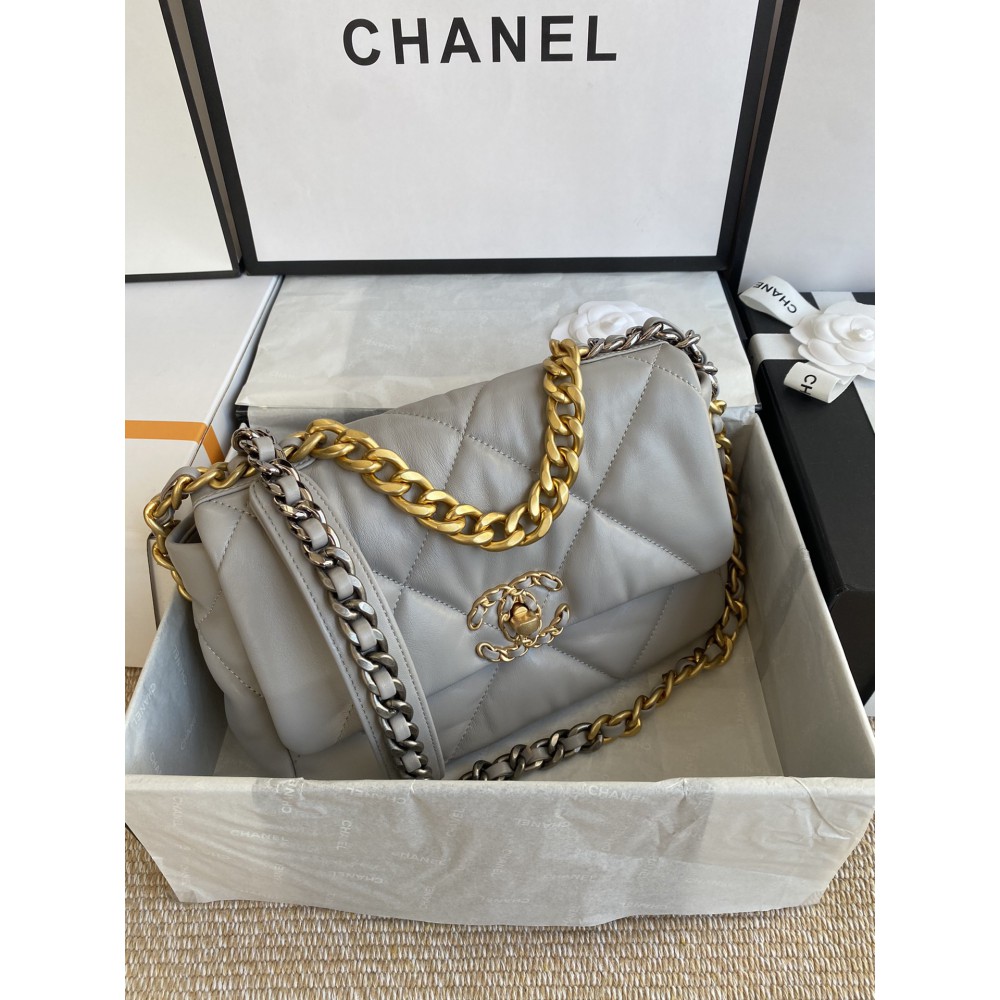 CHANEL19 26CM grey colour Bags
