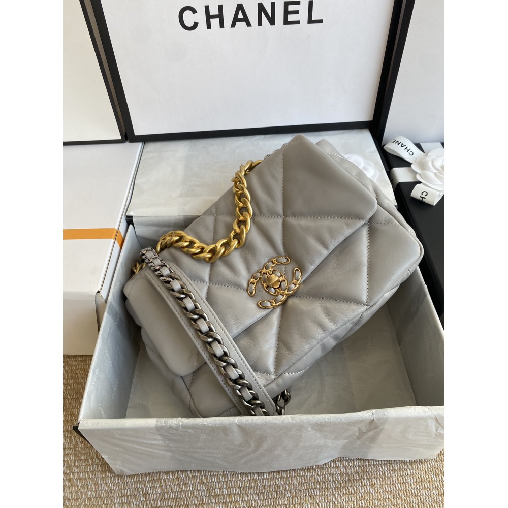 CHANEL19 26CM grey colour Bags