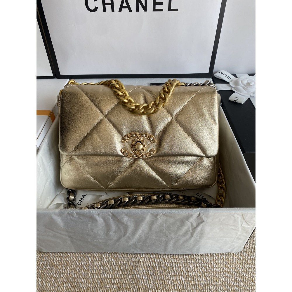 chanel19 26cm gold Bags