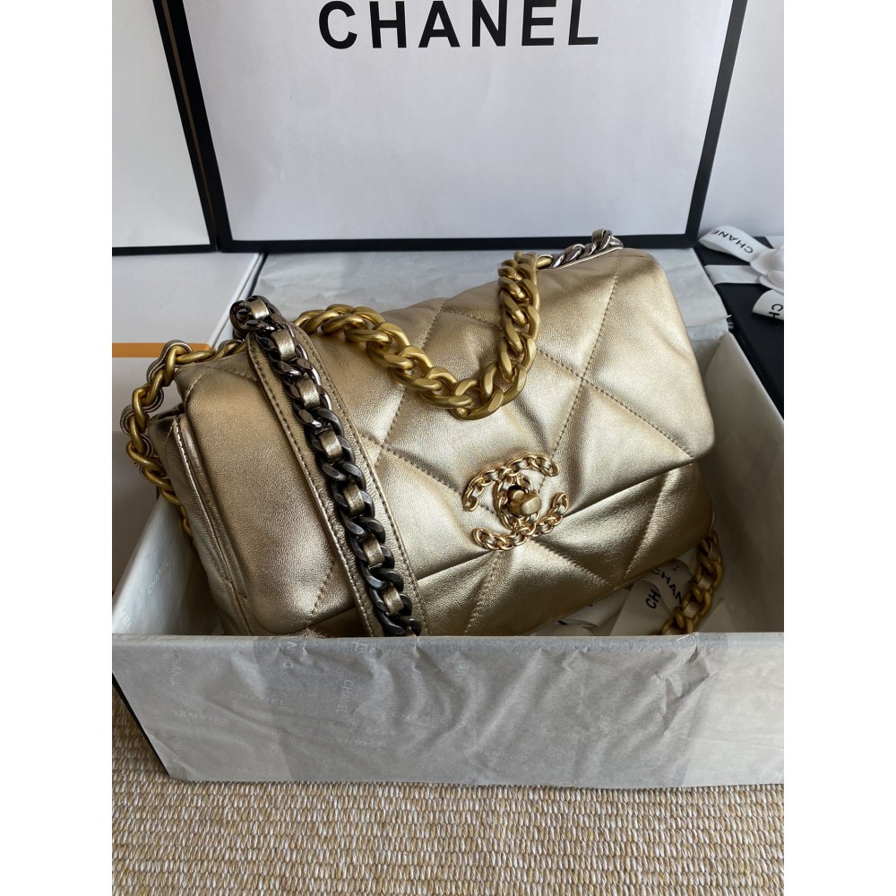 chanel19 26cm gold Bags