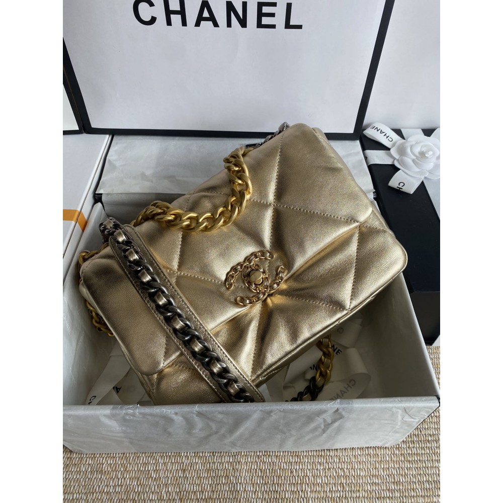 chanel19 26cm gold Bags