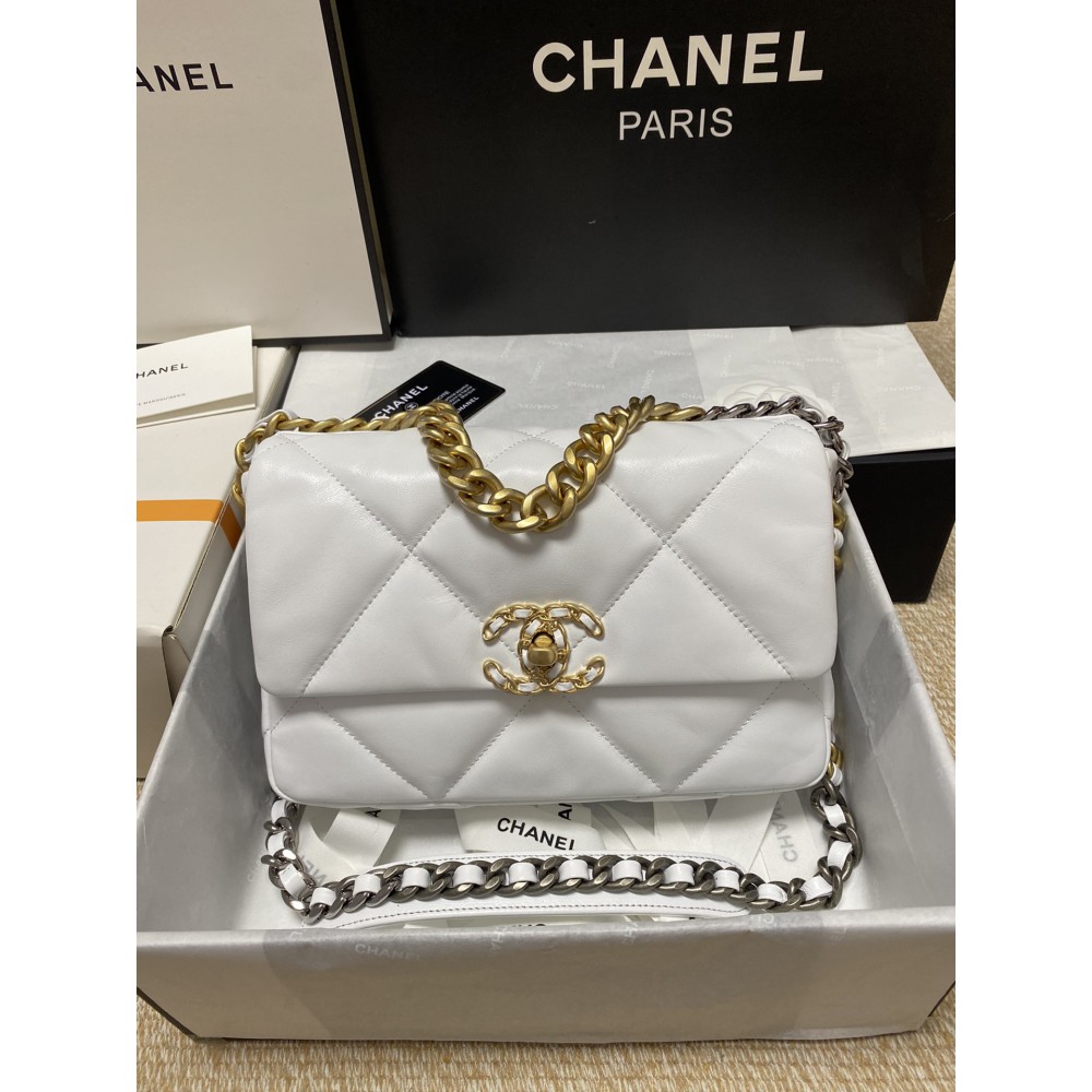 chanel19 26cm white Bags