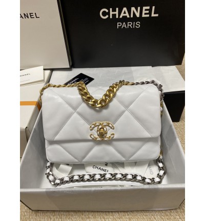 chanel19 26cm white