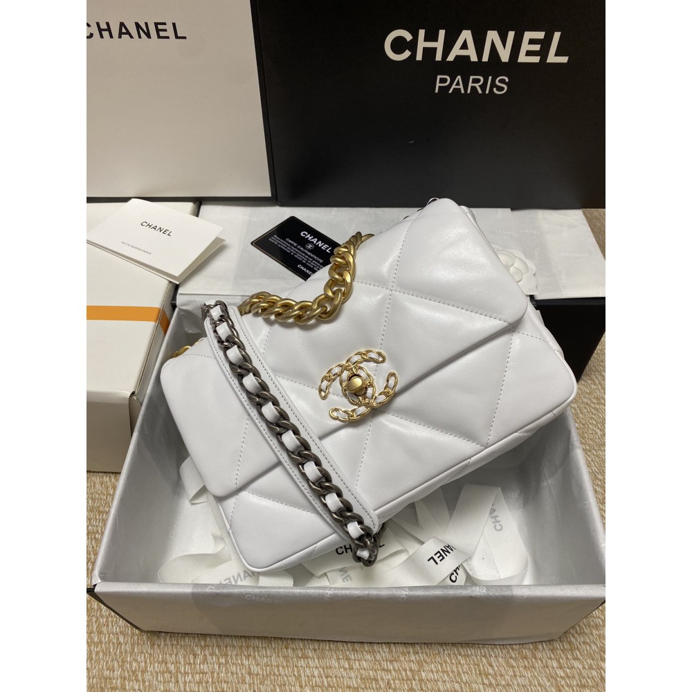 chanel19 26cm white Bags