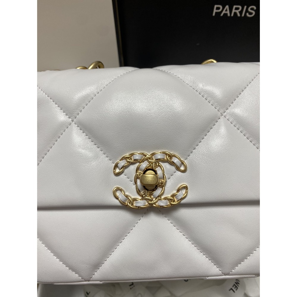 chanel19 26cm white Bags