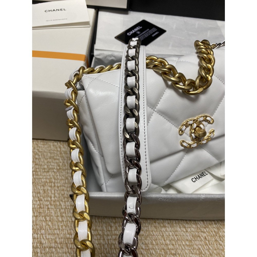 chanel19 26cm white Bags
