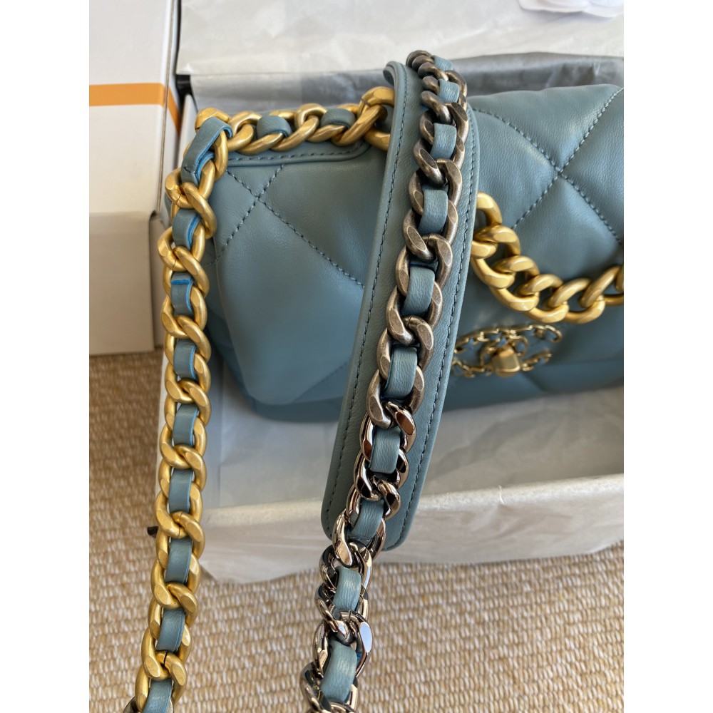 chanel19 26cm light blue Bags