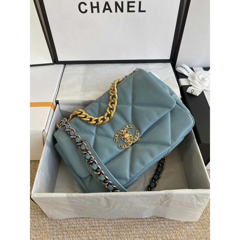 chanel19 26cm light blue Bags