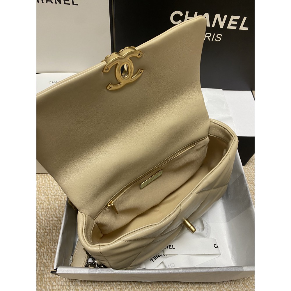 chanel19 26cm beige colour Bags