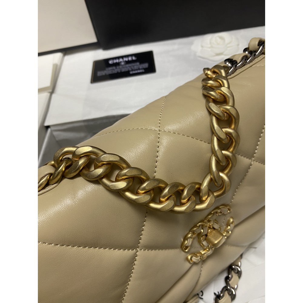 chanel19 26cm beige colour Bags