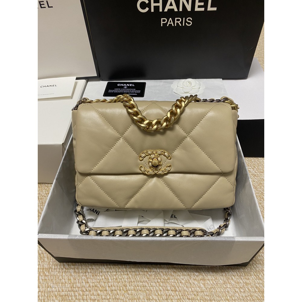 chanel19 26cm beige colour Bags