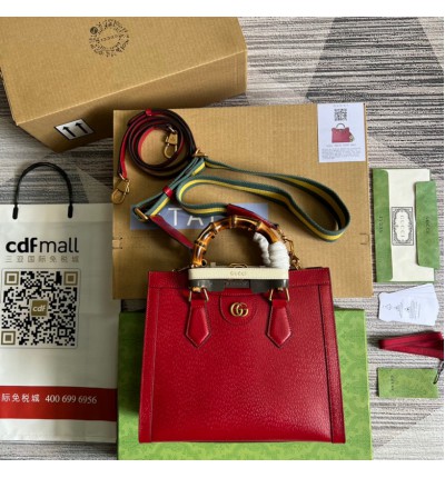 gucci diana 27x21cm bordo