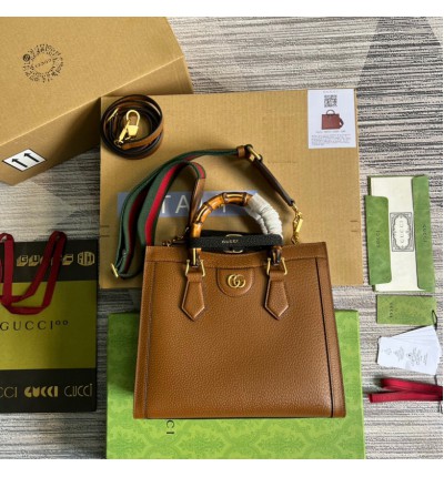 gucci diana 27x21cm brown