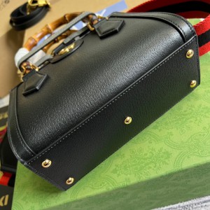 gucci diana 20x16cm black leather Bags