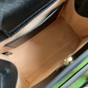 gucci diana 20x16cm black leather Bags