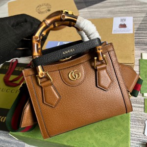 gucci diana 20x16cm brown leather Bags