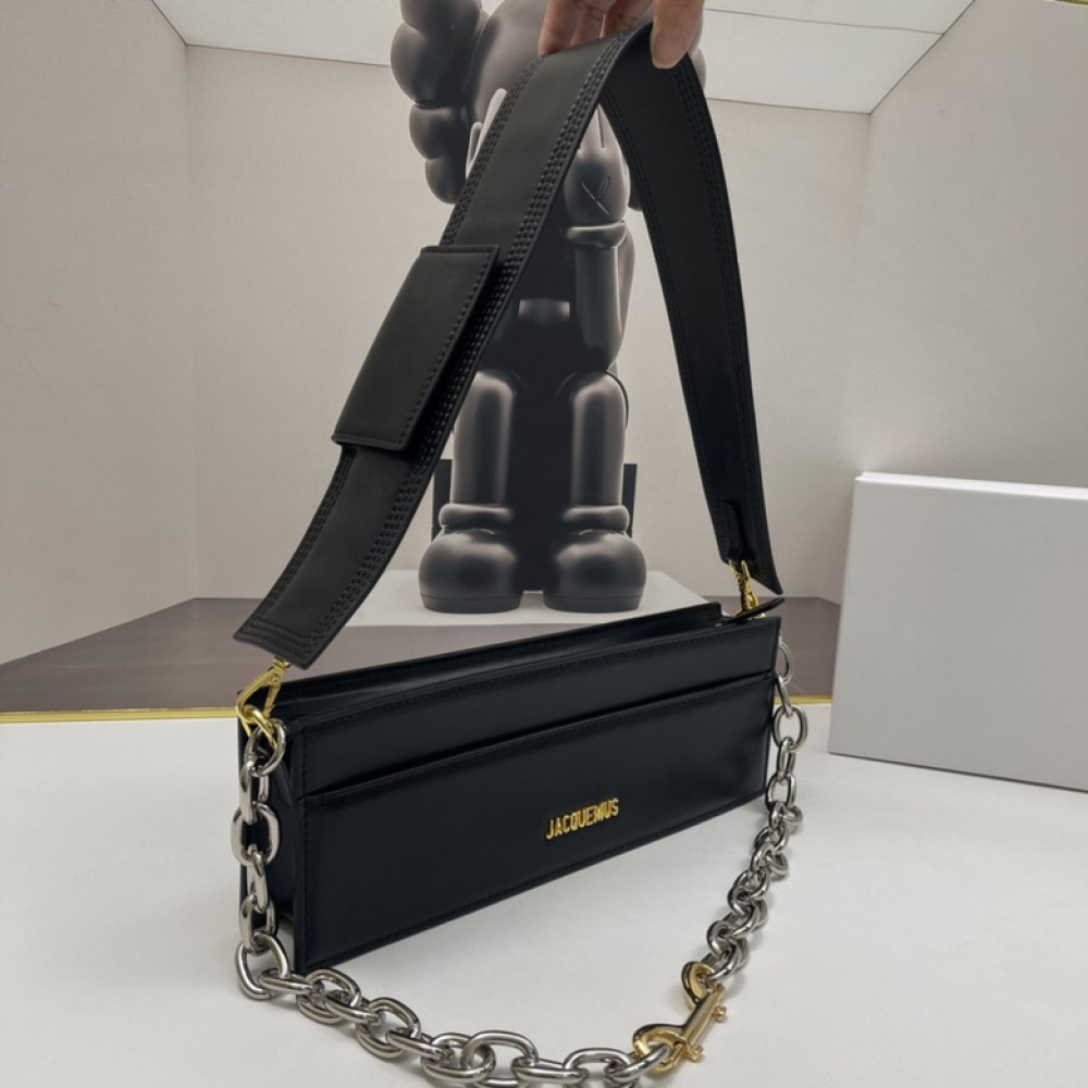 Jacquemus chain 30x10.5cm black Bags
