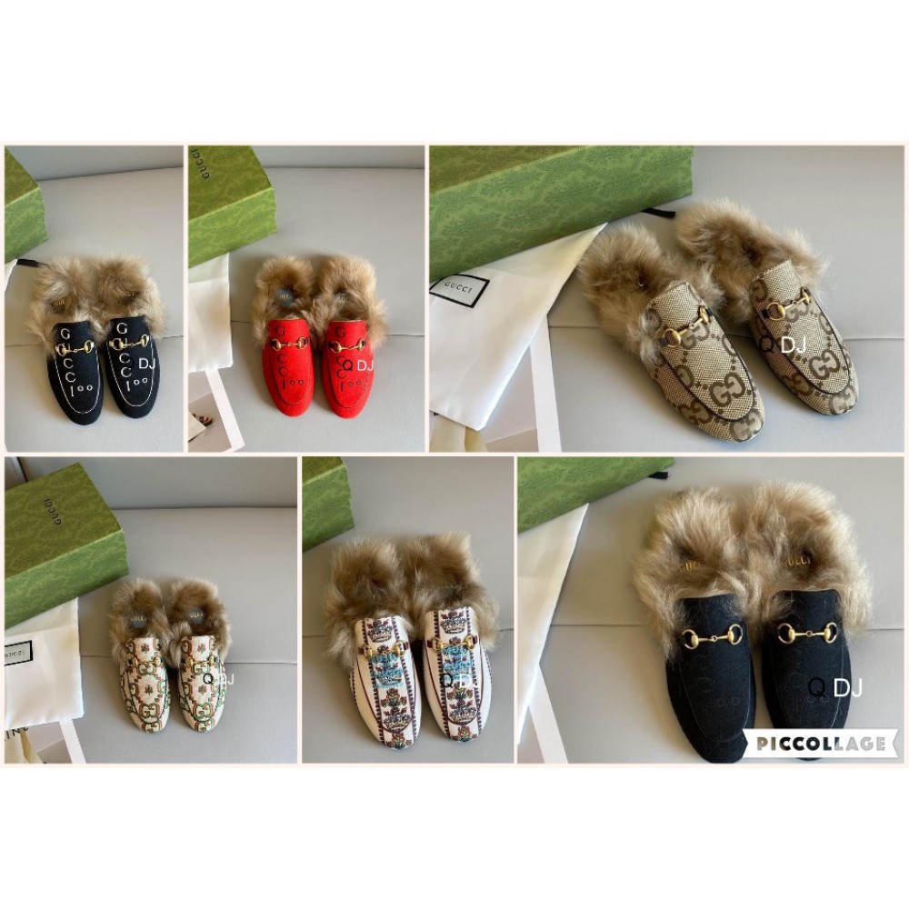 Gucci half slippers all colours fur 36-42 Shoes