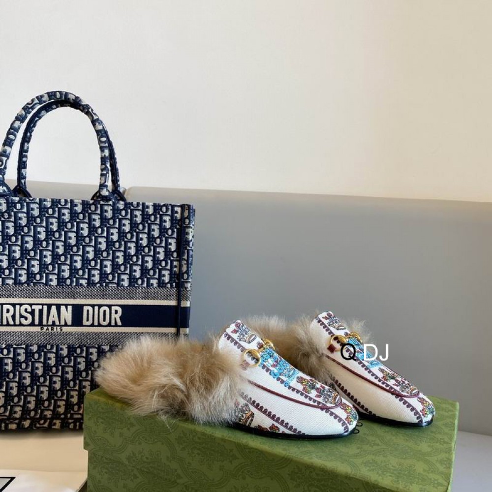 Gucci half slippers all colours fur 36-42 Shoes