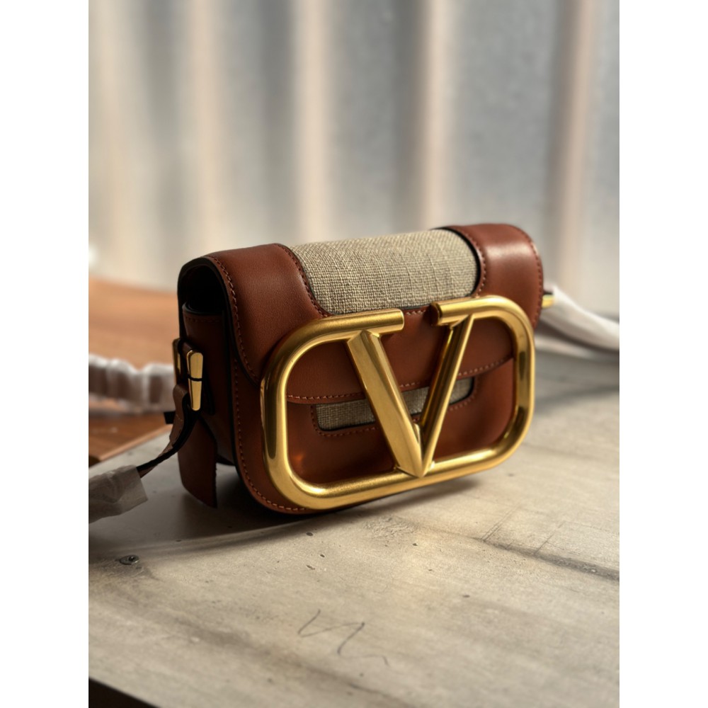 valentino supervee 27x17cm/19x10cm denim Bags