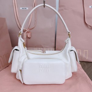 Miu Miu Nappa leather Pocket bag 21x12x6cm Bags