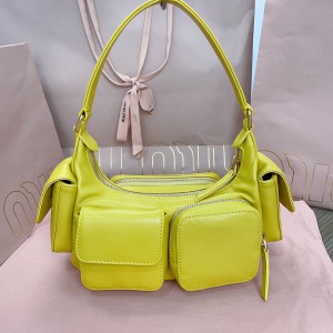 Miu Miu Nappa leather Pocket bag 21x12x6cm Bags